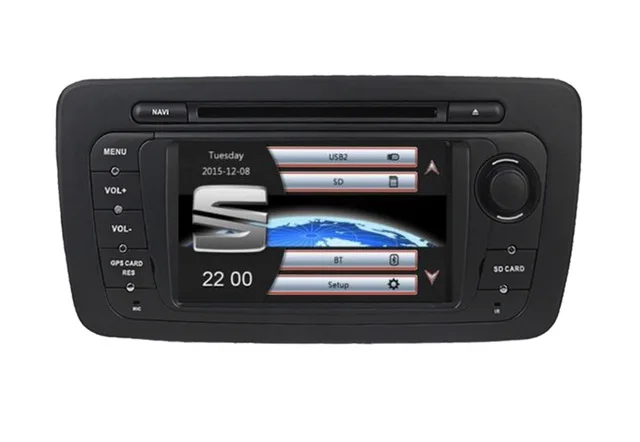 2din Ibiza автомобильный DVD для Seat 7 дюймовый Радио GPS с RDS|Автомобильные