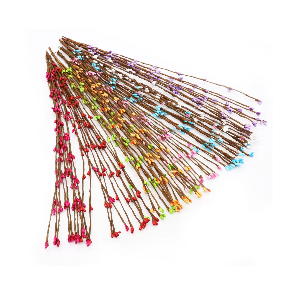 10 шт. венок искусственный бутон искусственные ветви цветок аксессуар железная