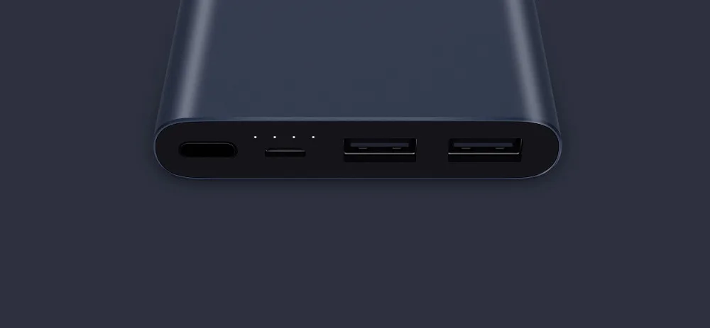 Xiaomi Mi 10000 мАч Внешний аккумулятор 2i внешний аккумулятор 18 Вт Быстрая Зарядка Внешний аккумулятор 10000 PLM09ZM с двойным USB выходом для телефона