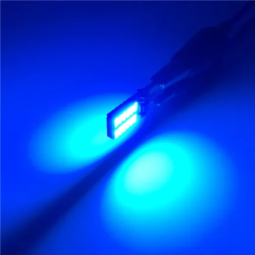 Без полярности лампы Canbus без ошибок T10 с 4014 SMD 24 светодиодный светильник для интерьера 194 168 W5W лампы белый без ошибок OBC янтарный красный - Испускаемый цвет: Ice Blue