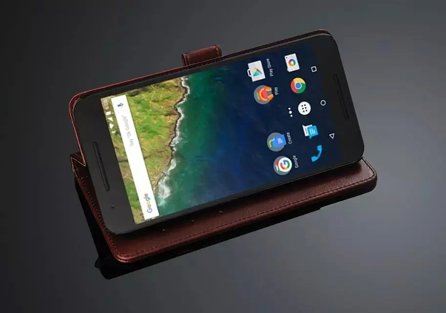 Fundas Nexus 6P держатель для карт чехол для huawei Google Nexus 6P кожаный чехол для телефона ультратонкий кошелек флип-чехол
