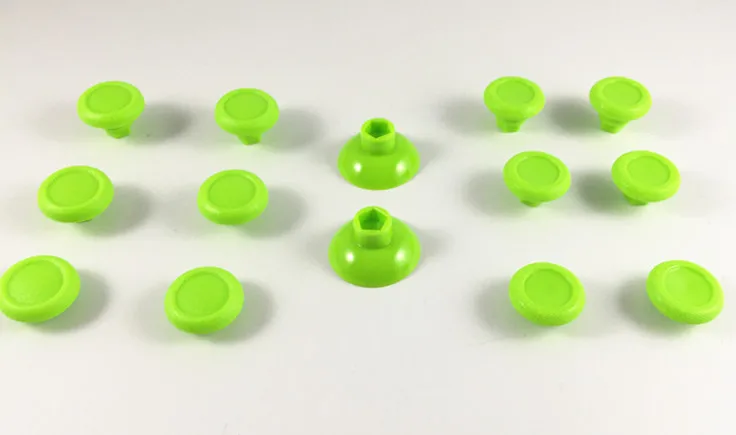 14 в 1 улучшенные зеленые колпачки для больших пальцев джойстика чехол Sony PS4 Playstation