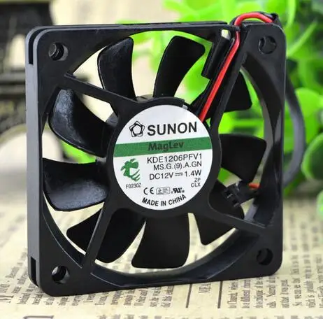 SUNON KDE1206PFV1 6010 12В 1,4 Вт 6 см тонкий бесшумный вентилятор CPU вентилятор