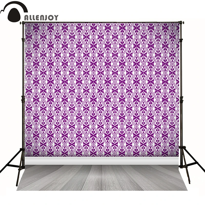 

Allenjoy photography backdrops vintage floral interior purple luxury elegant backgrounds for photo studio vinyl bokeh royal