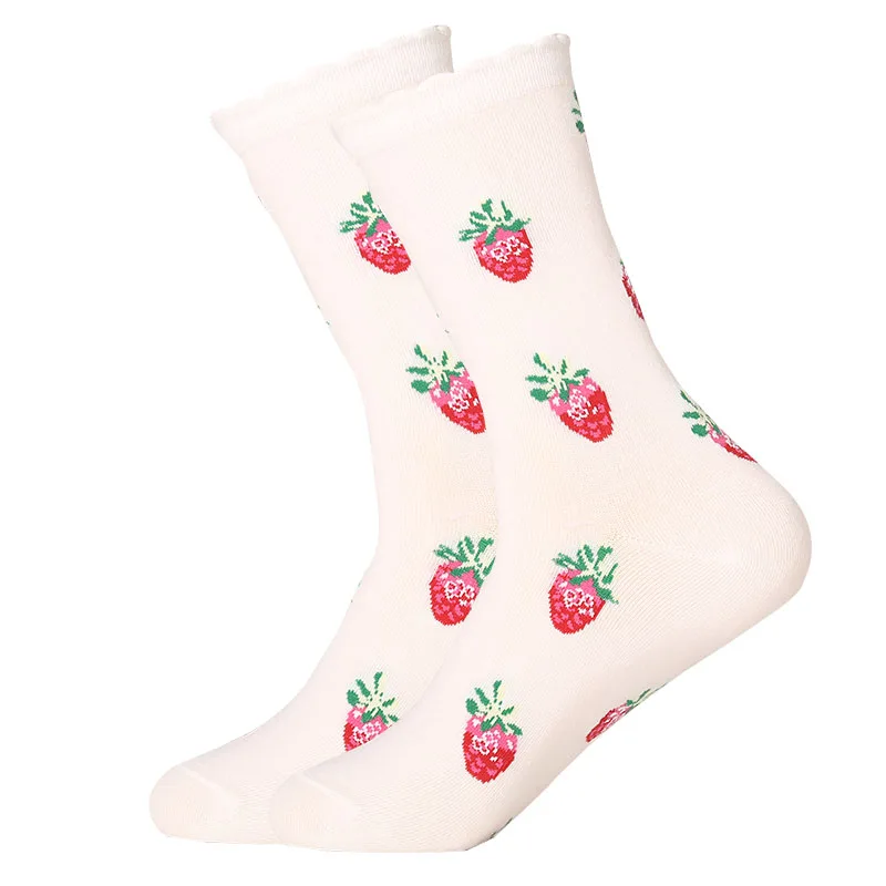 LETSBUY/женские короткие носки с животными из мультфильмов; носки до щиколотки с рисунком кота, собаки и фруктов для девушек; Повседневное платье - Цвет: 1580C