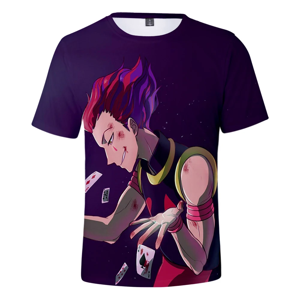 Футболки Hisoka 3D с принтом Ralgan летние женские и мужские футболки коротким рукавом
