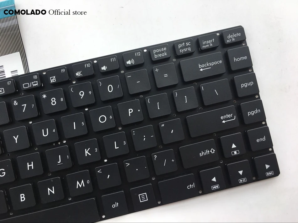 Английская клавиатура для ASUS N46 N46VB N46VJ N46VM N46VZ черная US Layout|Клавиатуры замены| |