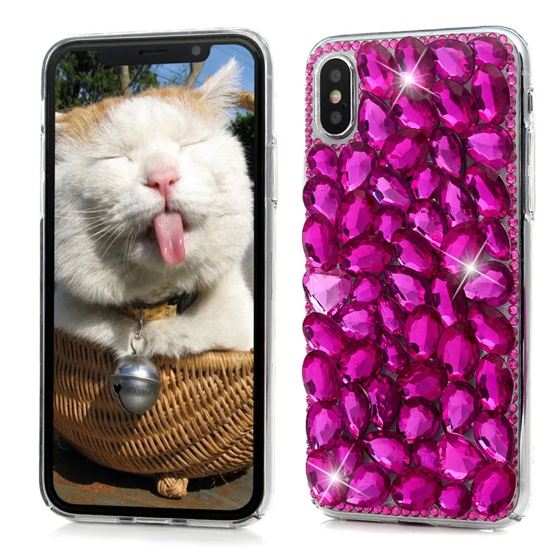 Для samsung Galaxy S9/S9 Плюс/S8/S8 Плюс/S7 край A3 A5 2017 3D Bling горный хрусталь Дело Алмаз крышка