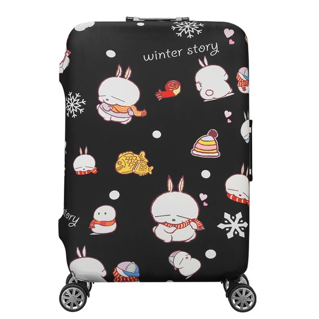 N Luggage Cover Sereqi путешествия Лидер продаж чемодан защитные чехлы мультфильм эластичный чехол для чемодана применяются к 18-32 дюймов чемодан дорожные аксессуары - Цвет: N Luggage Cover