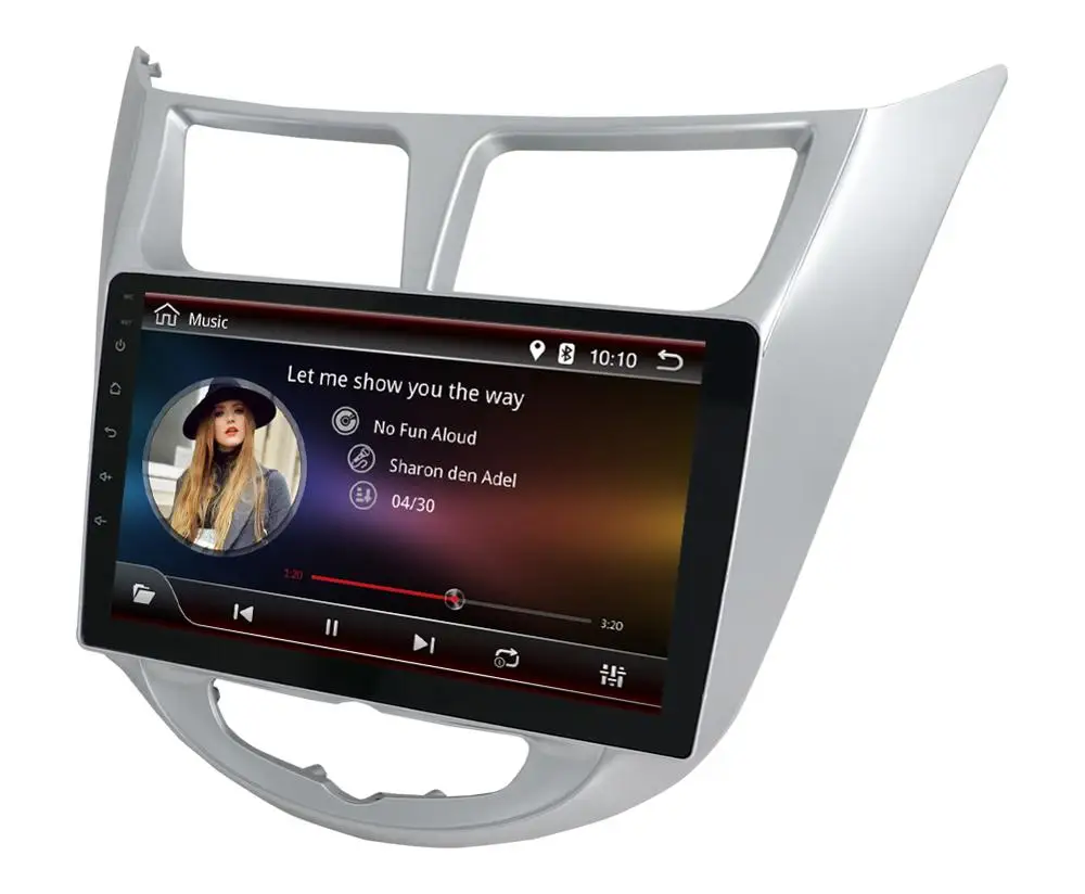 Автомобильный мультимедийный плеер Bosion Android 10 0 автомобильный DVD для Hyundai Solaris Verna