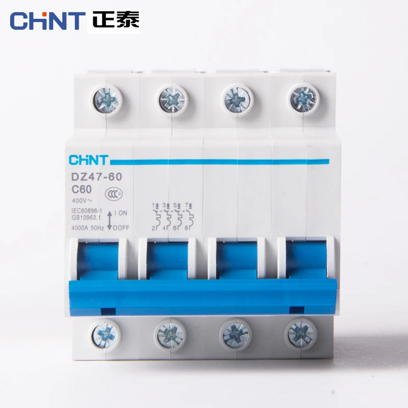 CHNT DZ47 60 1P однофазный бытовой MCB мини выключатель воздушный типа C|Автоматические