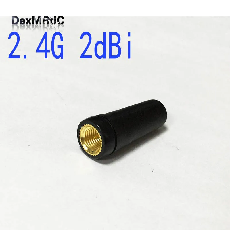 1 шт. 2,4 ГГц 2dbi Zigbee антенна Мини Короткая 2,75 см резиновая антенна SMA разъем для Wi-Fi роутера#2