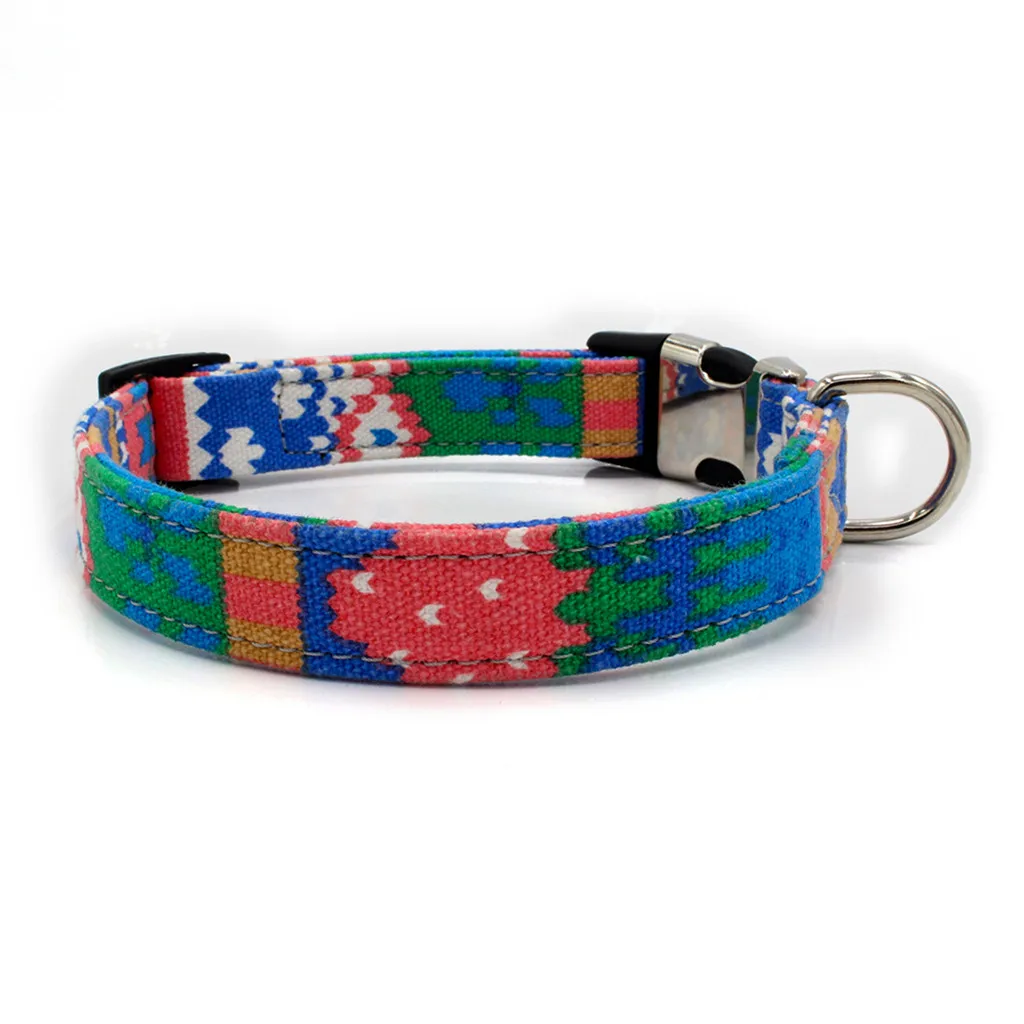 Dog Collar Personalized Nylon Pet Dog Tag Collar Custom Puppy Cat Nameplate ID Collars Adjustable For Medium Large Dogs Engraved