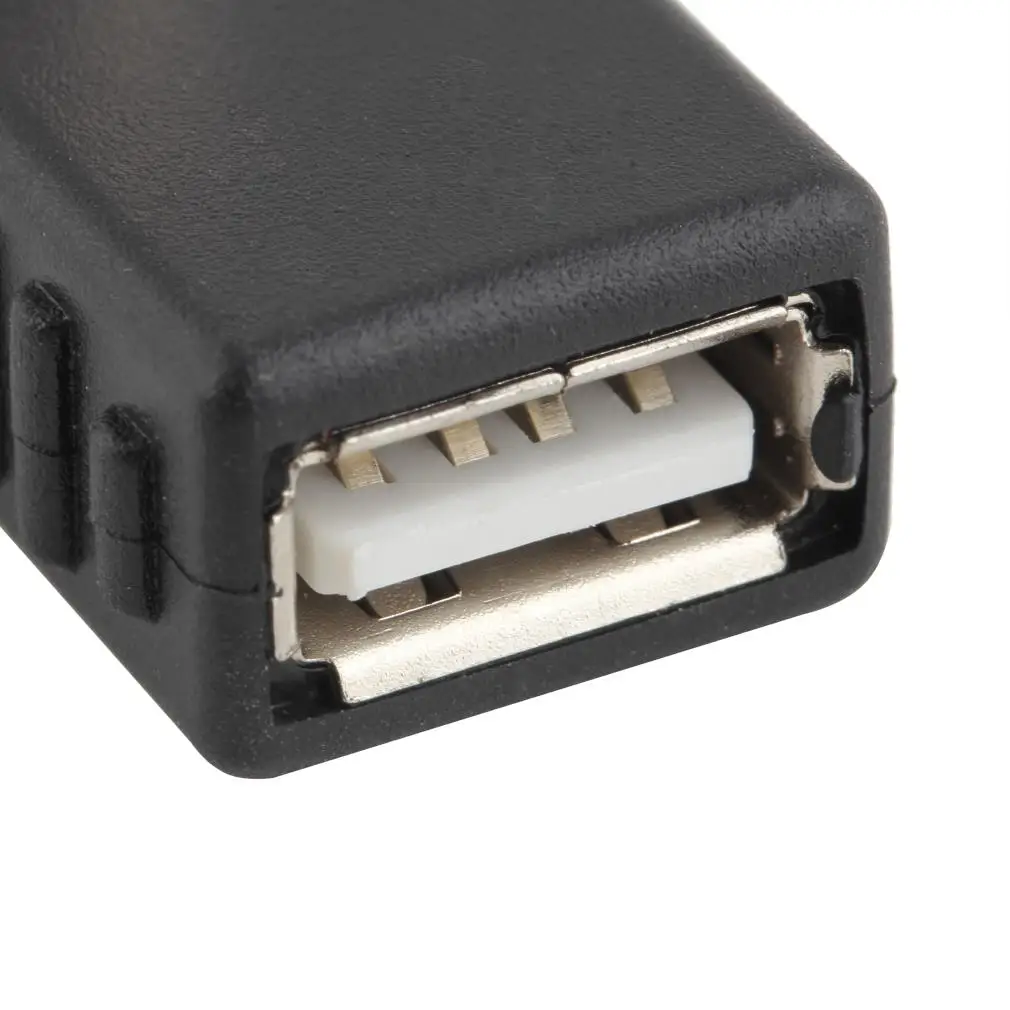 Мини Портативный правый угол 90 градусов USB A штыревой к Женский адаптер