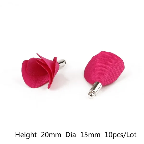 Fuchsia Beadia Новое поступление ткань цветок несколько Цвет прекрасный моды небольшой кисточкой кулон для украшения DIY поставки Интимные аксессуары - Цвет: Fuchsia