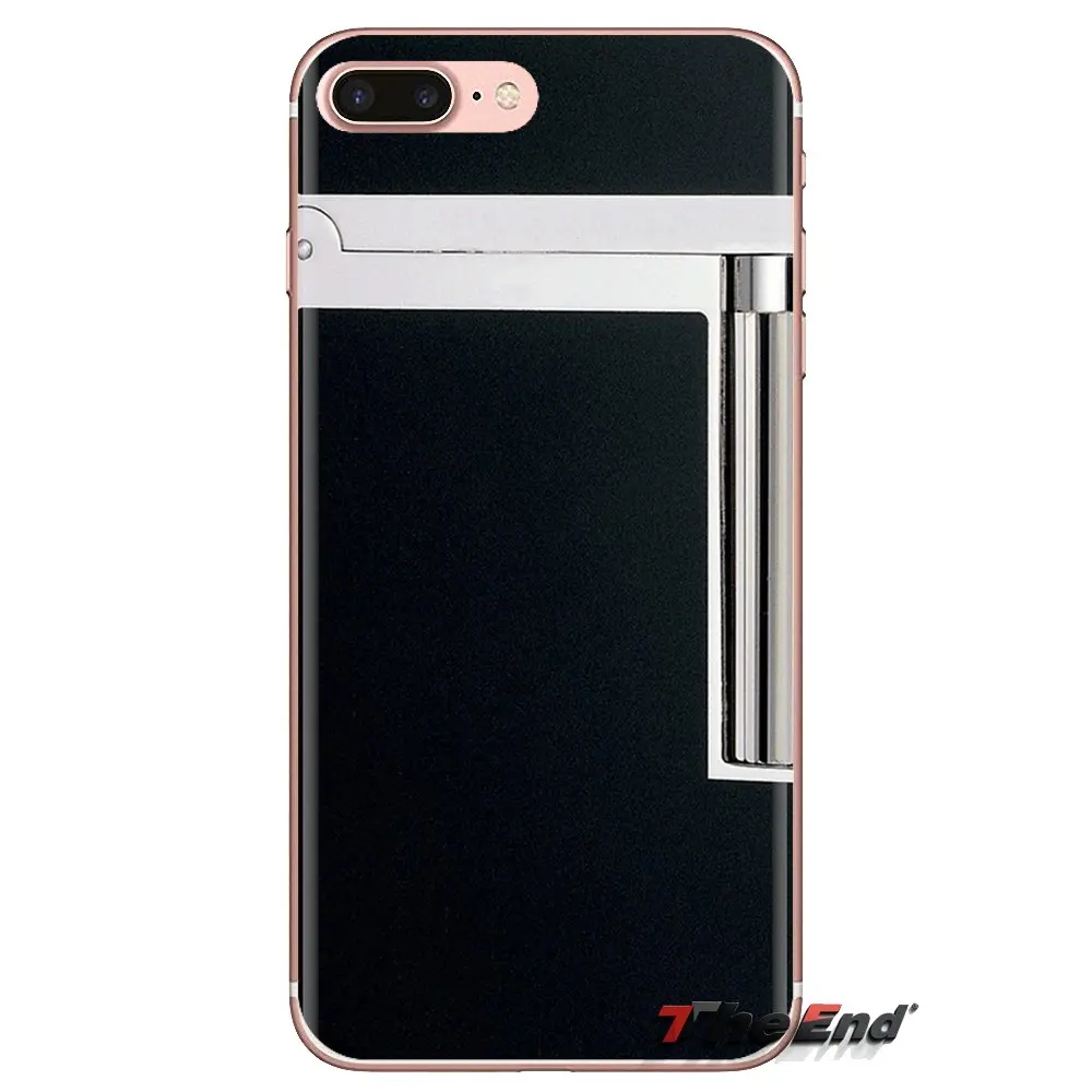 Прозрачная мягкая оболочка покрывает зажигалку art S.T. Dupont для Samsung Galaxy J1 J2 J3 J4 J5 J6 J7