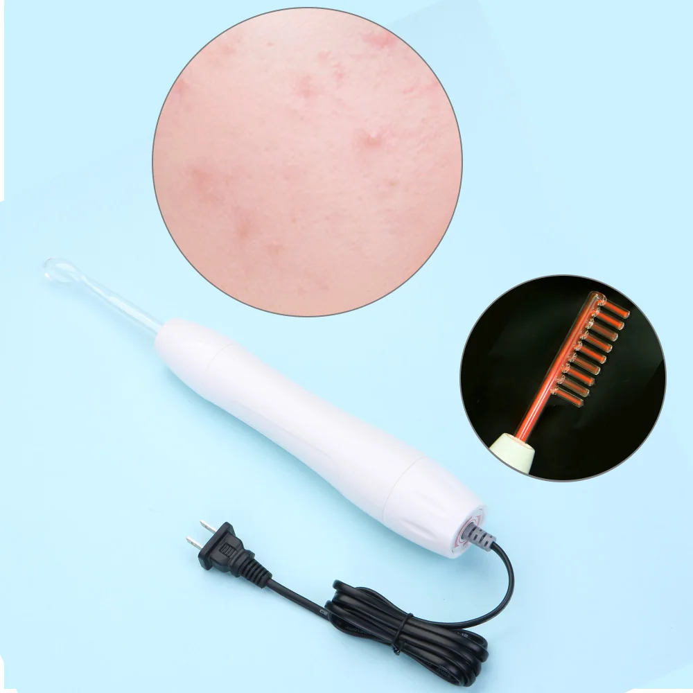 High Frequency Facial Device Electrode Wand Electrotherapy Glass Tube Acne Face Skin Improve Beauty Machine | Красота и здоровье