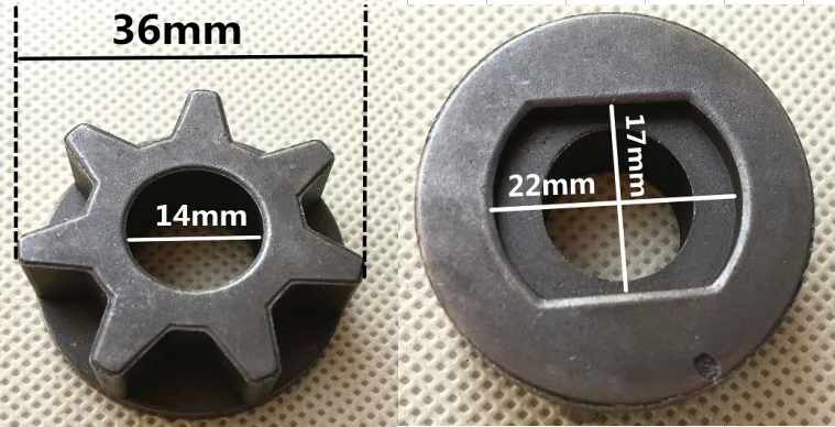 M14X17 GEAR DIY электрическая пила цепная бензопила Стенд кронштейн набор древесины для 100/115 125 угловая шлифовальная машина - Цвет: M14X17 GEAR