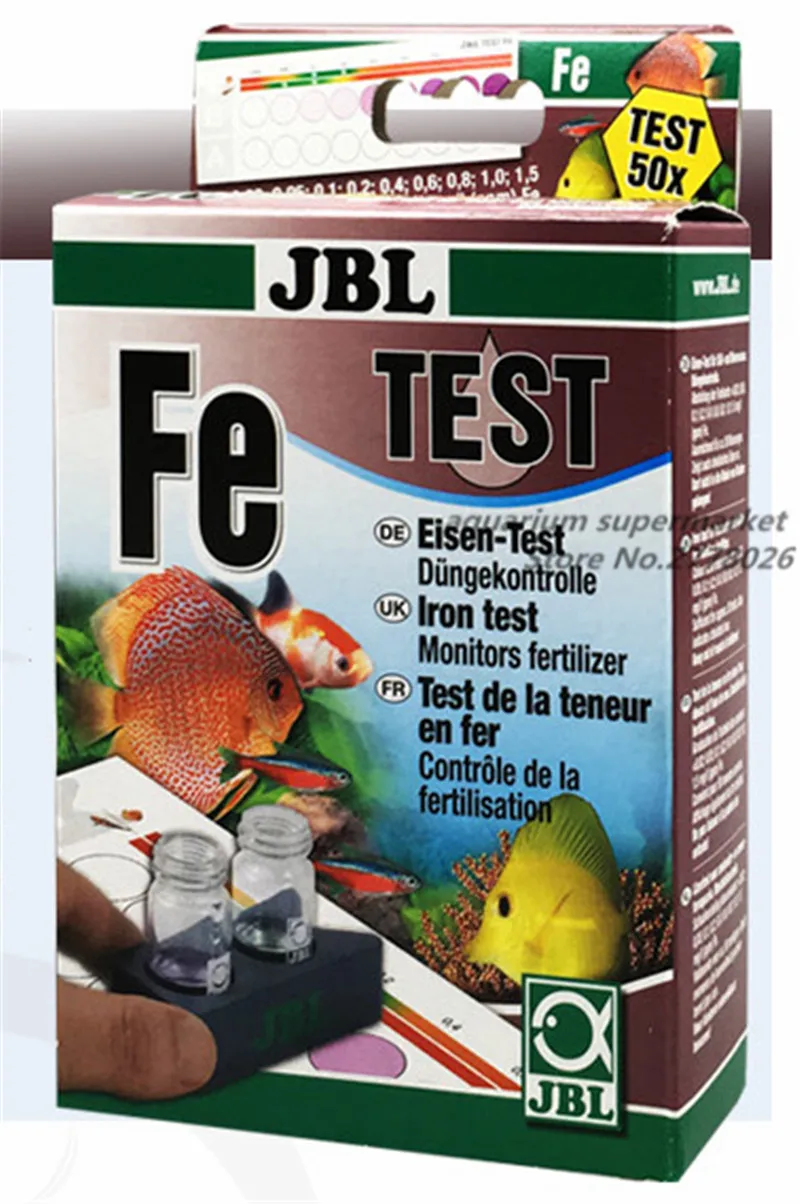 JBL тест-агент для воды комплект PH NO2 NO3 Ca Mg Cu O2 CO2 PO4 NH4 GH KH Fe аквариум для свежей воды