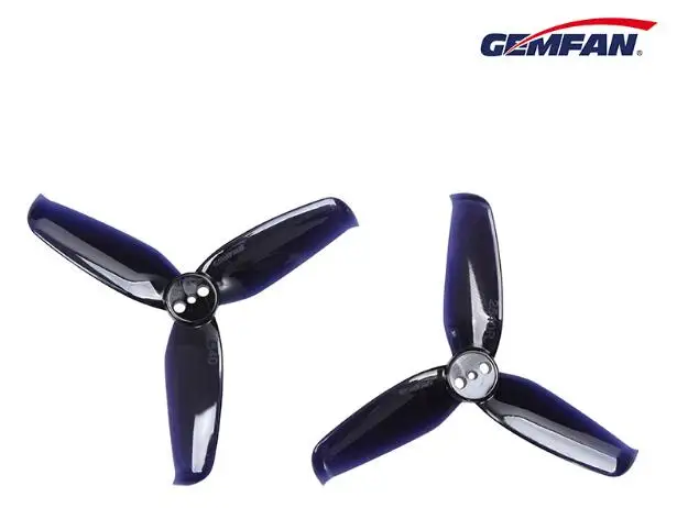 10 pairs Gemfan Flash 2540 2.5x4 2.5 Inch 3-Blade Propeller with 1.5mm Mounting Hole For 1105 1106 Motor |