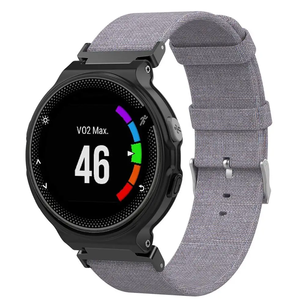 Новинка для Garmin Forerunner 220 230 235 630 620 735 Смарт-часы, Холщовый Спортивный Браслет, ремешок на запястье, аксессуары для наручных часов