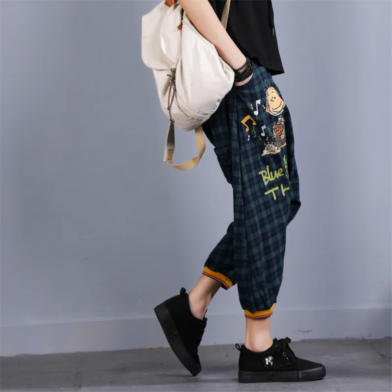 Boo Ace Summer Vintage Womens Harem Sweatpants Baggy Hip Hop Pants Free Size YF01715 | Женская одежда