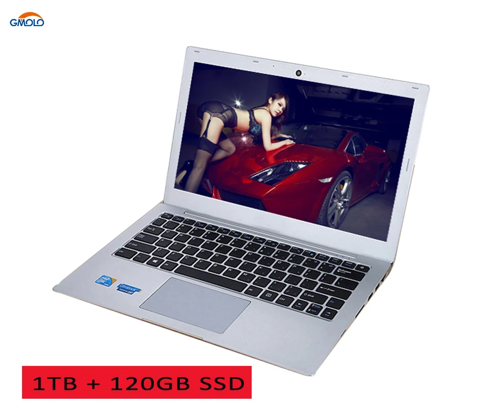Игровой ноутбук GMOLO Core I7 7-го поколения 8 Гб DDR4 ram 1 ТБ HDD+ 120 ГБ SSD 13," 1920*1080 ips HD экран Windows 10 ультрабук