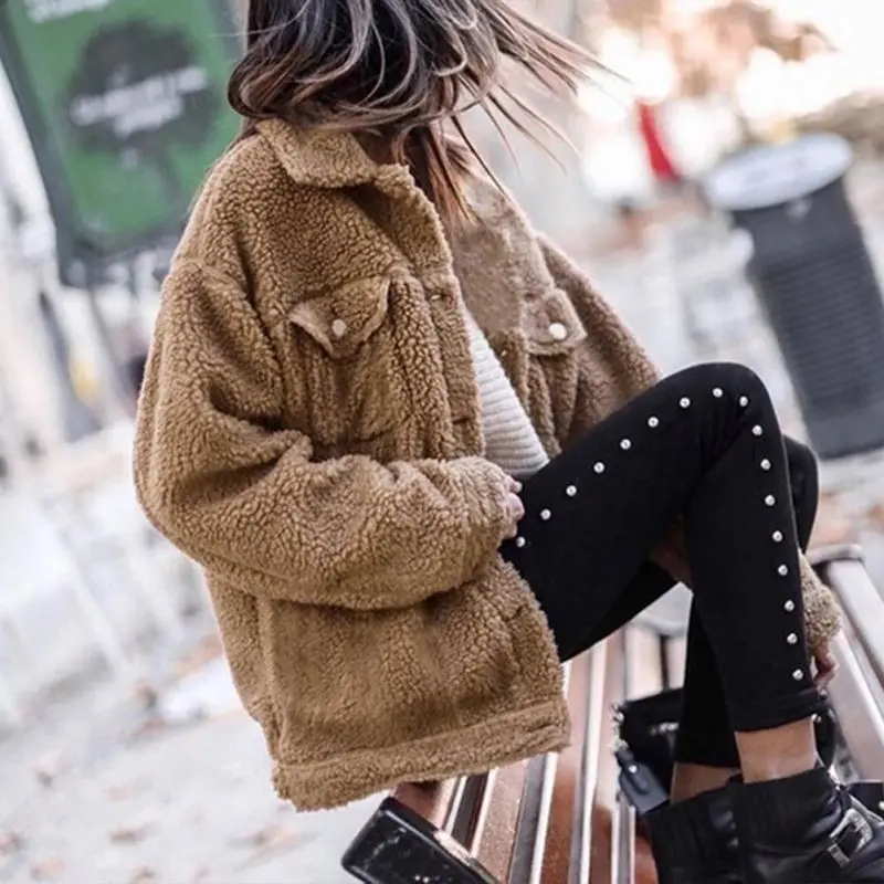 Шуба из искусственного меха для женщин шуба цвета хаки винно красного армейского