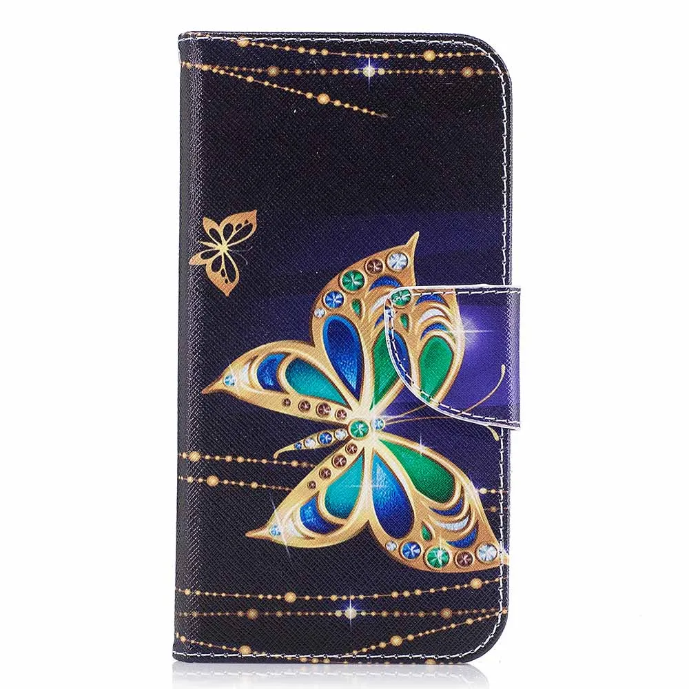 Big Butterfly Чехол-книжка Biencaso из искусственной кожи с изображением бабочки совы для Huawei Y5 Y6 P30 P20 Pro P9 Lite Honor 7S 7A Pro, задняя крышка B116 - Цвет: Big Butterfly