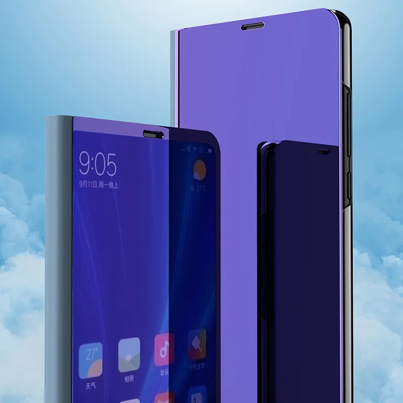 Роскошный прозрачный чехол с откидной подставкой для Xiaomi mi 8 Se 6 6x 5x A1 A2 5c x 2 Red 5 Plus