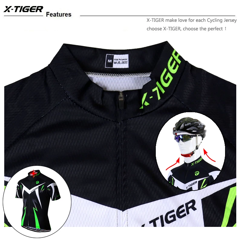 X-TIGER, комплект из Джерси для велоспорта, дорожный горный велосипед, комплект одежды для велоспорта, MTB велосипедный спортивный костюм, комплект одежды для велоспорта для мужчин