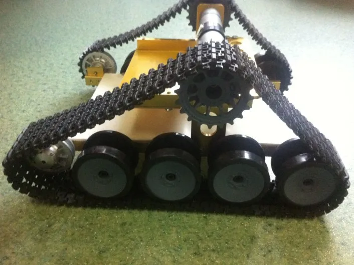 T150P Золотая версия танковый робот комплект шасси автомобиля/гусеница/гусеничные