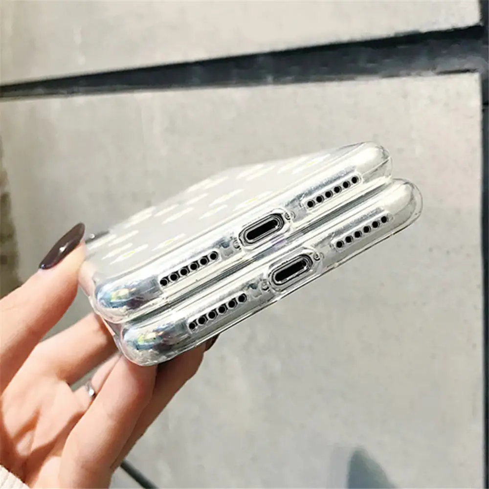 Moskado Прозрачный цветочный чехол для телефона с листьями для iPhone X, XR, XS, Max, 7, 8, 6, 6s Plus, 5, 5S, SE, цветы, мягкий ТПУ прозрачный чехол-накладка