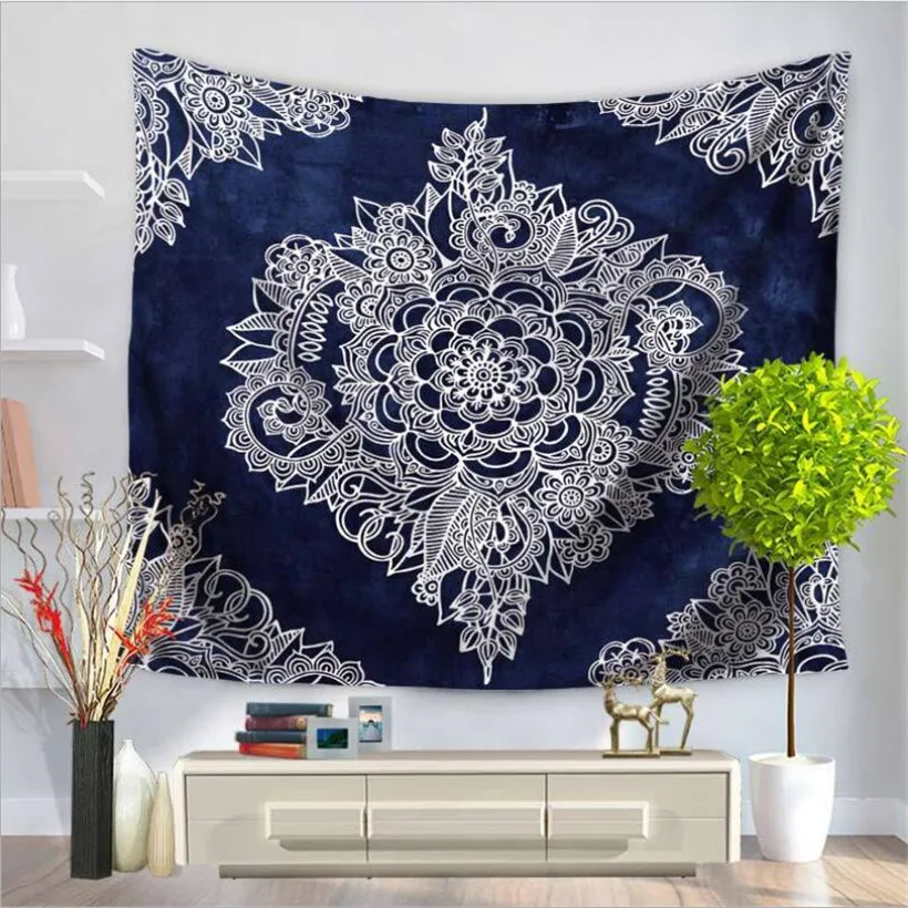 Богемского Мандала Гобелен Цветной Печатной Декоративные Индийской 130*150 см Boho