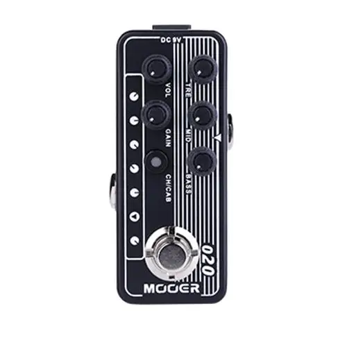 MOOER 020 BLUENO педаль для гитары содержит 2 канала высокое качество двухканальный