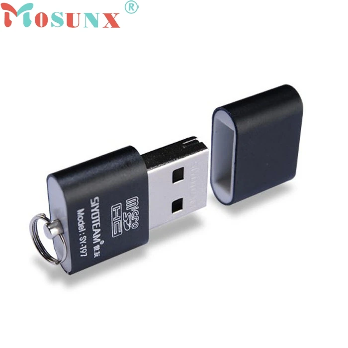 Ecosin2 высокоскоростной USB 2,0 Micro SD TF T-flash считыватель карт памяти Адаптер для карт памяти JAN30