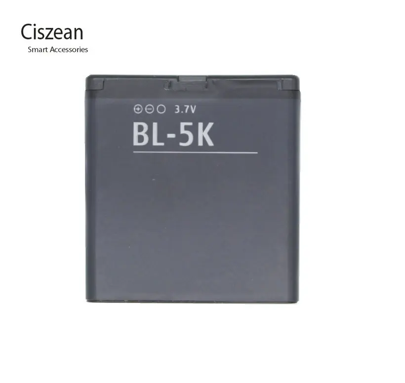 Ciszean 1x3 7 V 1200 мА/ч BL 5K запасная часть телефона Батарея для Nokia N85 N86 N87 8MP 701 X7 00 C7 00S Oro