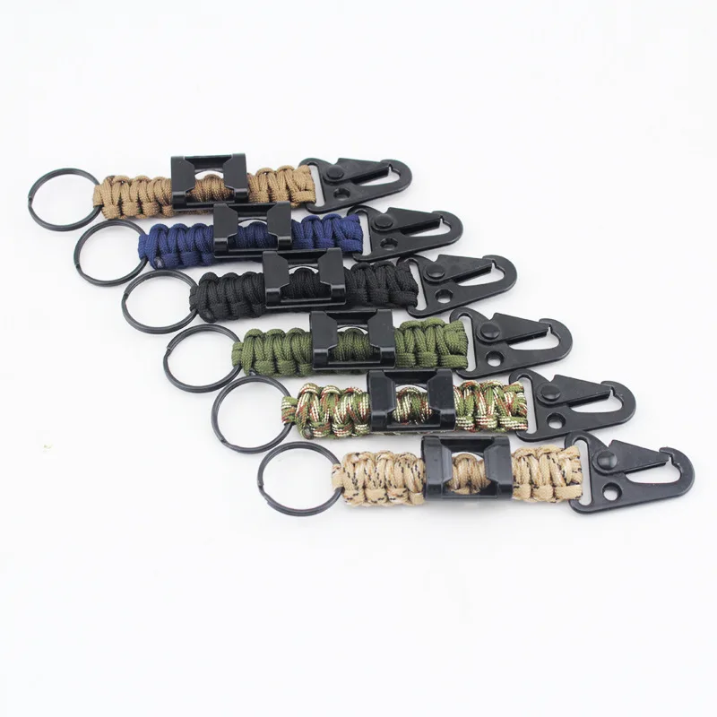 Брелок для выживания Инструменты улицы SOS аварийный спасательный Паракорд