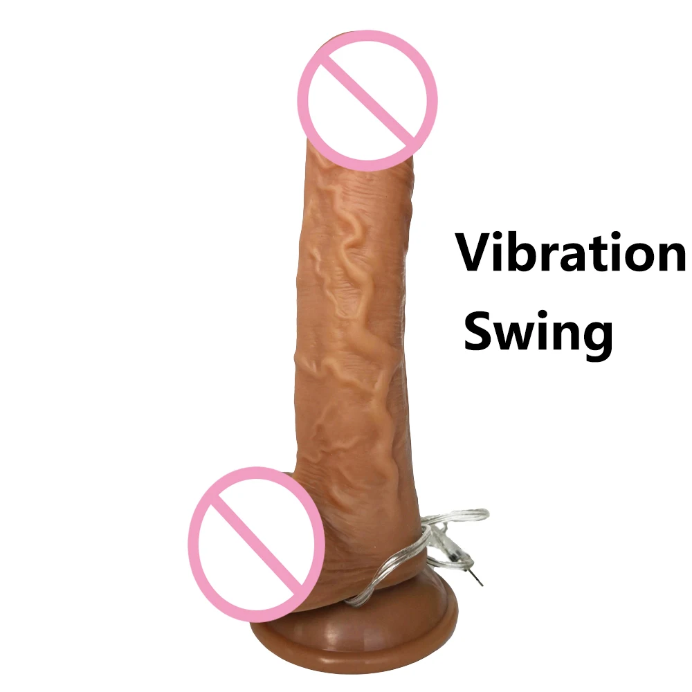 Мягкий силиконовый фаллоимитатор HOWOSEX реалистичные фаллоимитаторы вибрация +