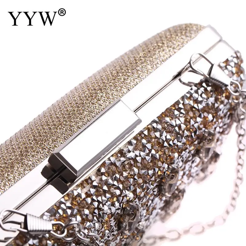 

Blue Rhinestones Clutch Female 2019 Wedding Handbag For Women Luxury Crystal Clutches Purse Prom Banquet Purse Sac Main Femme