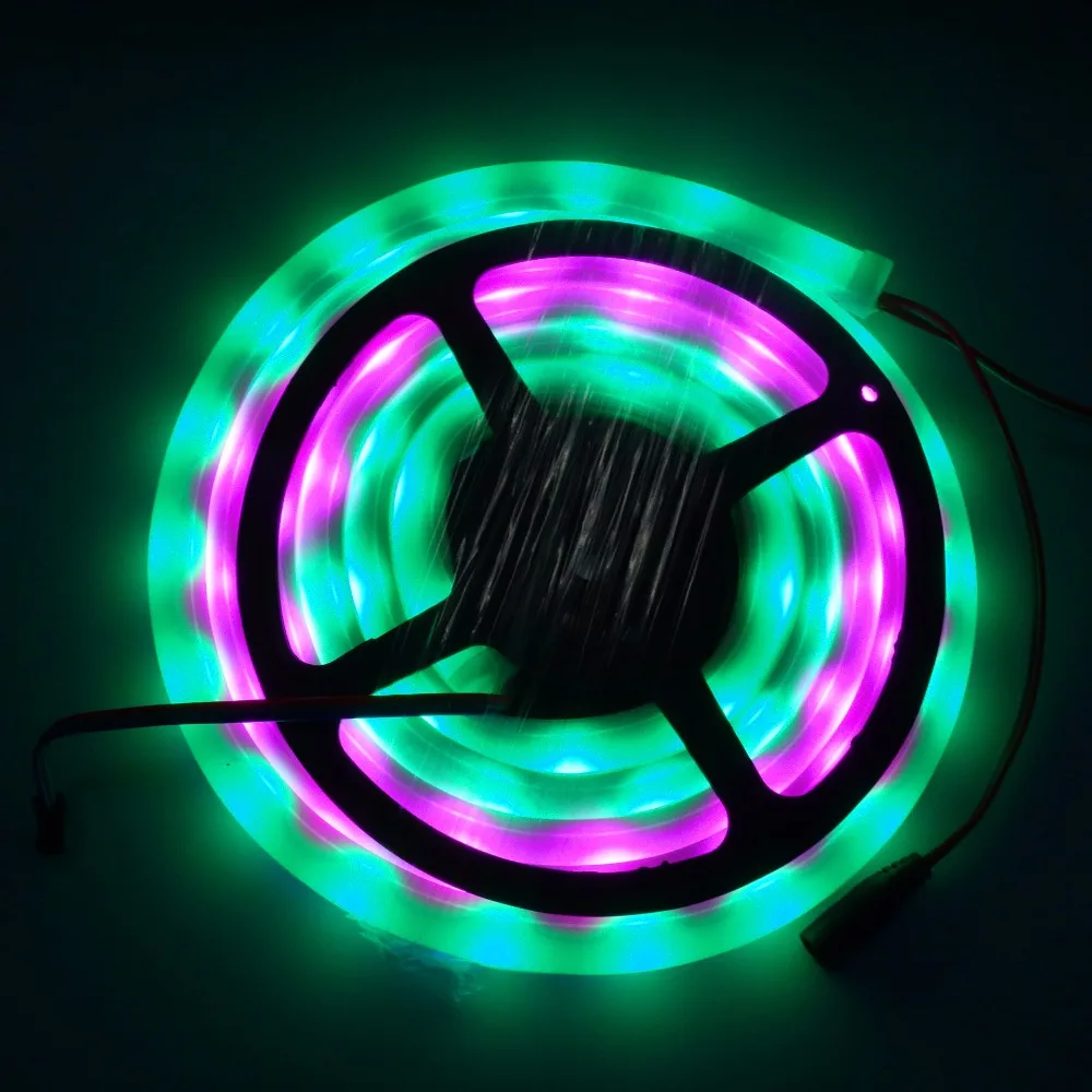 4 м 60 светодиодов/м DC5V WS2813 RGB Адресуемая светодиодная неоновая Пиксельная полоса