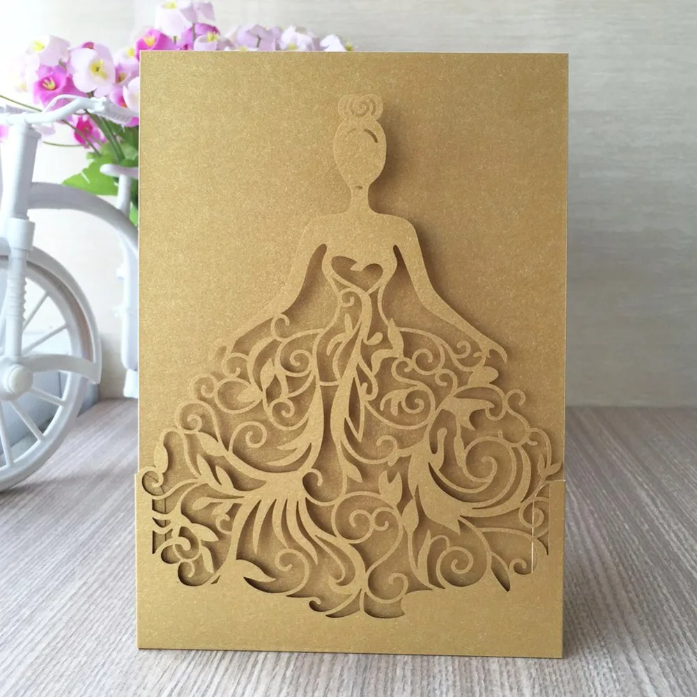 Красивая девушка пригласительная карта для взрослых разные цвета на заказ|card