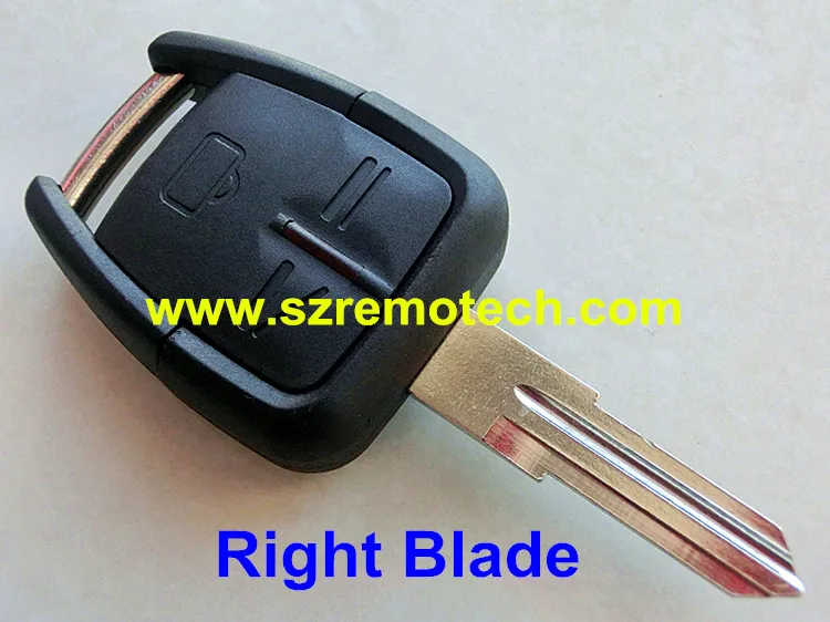 RMLKS чехол с тремя кнопками и необработанными лезвиями флип-чехол для Vauxhall Opel Vectra