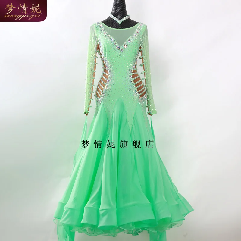 Customize New ballroom dance dress standard ballroom waltz dresses ballroom dance competition dresses custom made M189