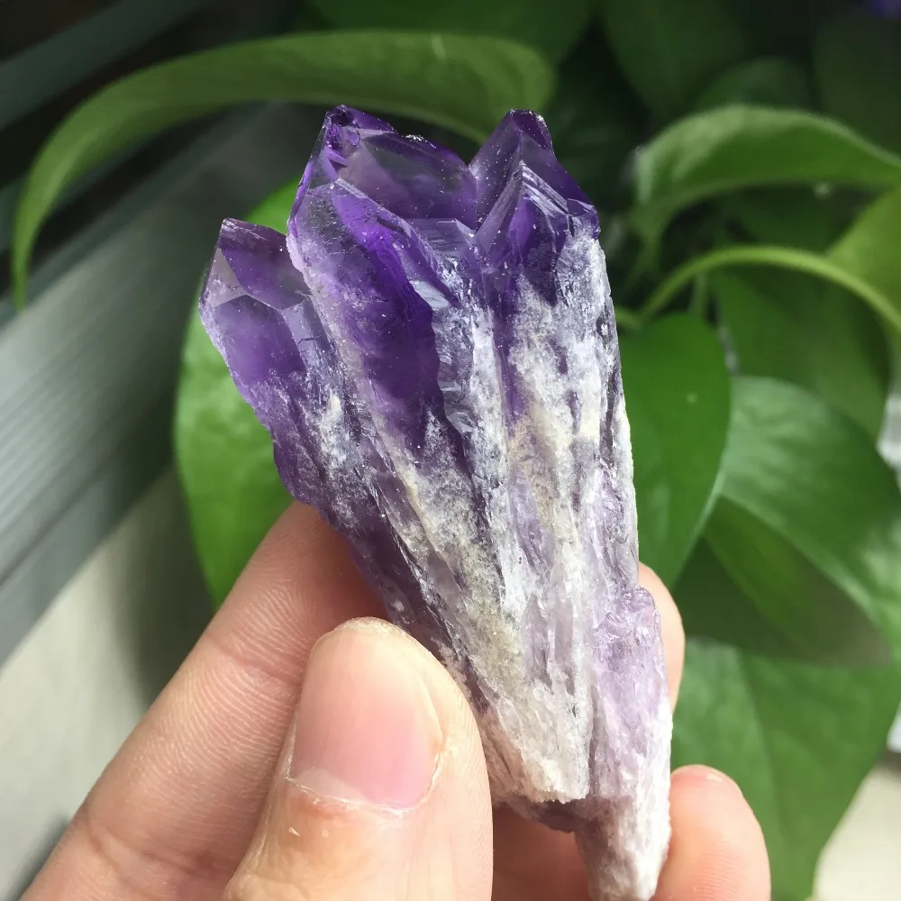 Уникальный камень 2 шт Природный аметист Жеода кварцевые точки кристаллический