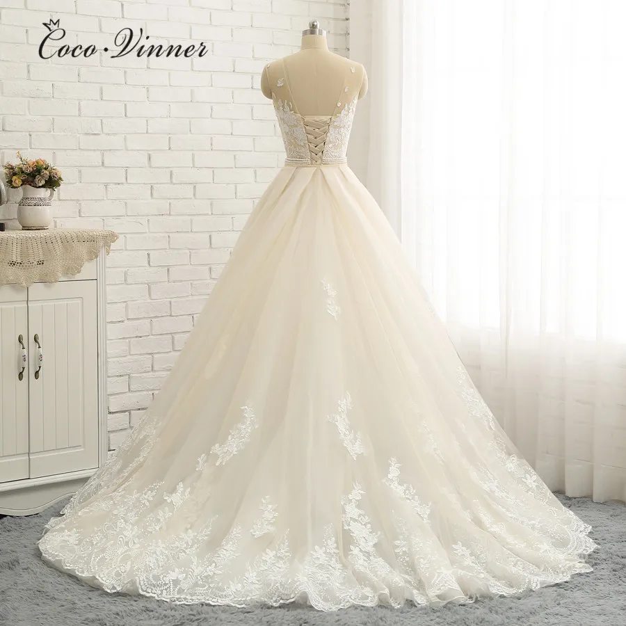 Свадебное платье в арабском стиле со съемным хвостом цвета шампанского vestido de novia