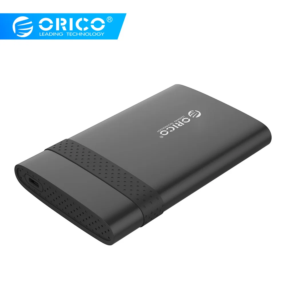 ORICO 2,5 дюймов HDD чехол USB3.0/type-C SSD корпус мобильный жесткий диск коробка USB3.0 ноутбук бесплатные инструменты HDD корпус для SSD/HDD