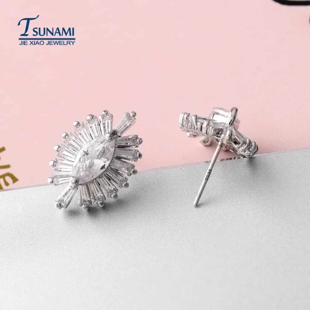 ЦИРКОНИЕВЫЕ серьги с формой Романтический лошадь это Свадебные вечерние для все