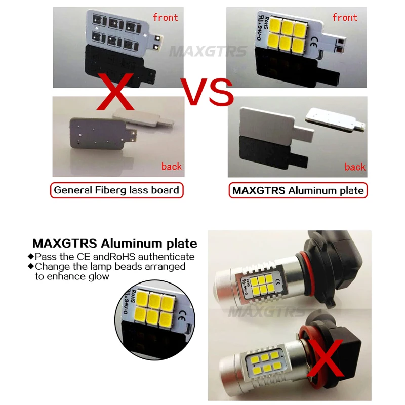 2 шт. автомобисветодиодный светодиодные лампы 7443 T20 W21/5W 2835 21SMD с теплым белым