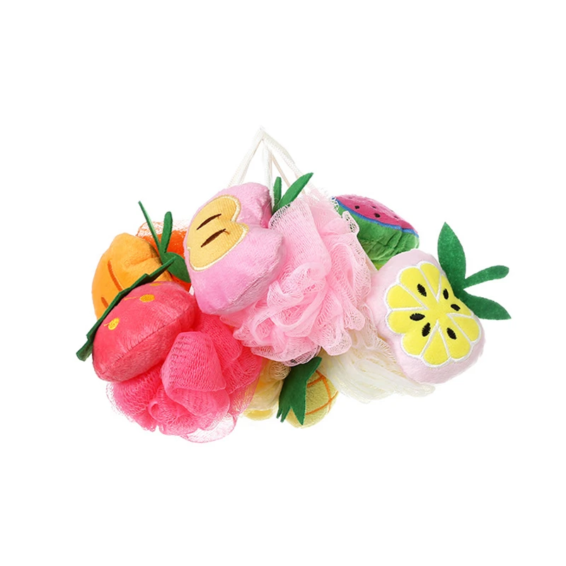 Бытовая щетка для лица сетчатая мягкая пышная ванная комната милый фруктовый мяч